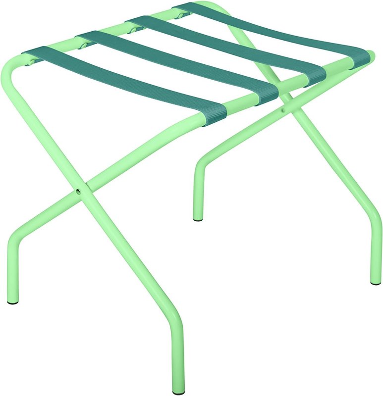 Innit Designs 13.16.09n Pamaleta Luggage Stand,Turquoise on Mint (nylon)