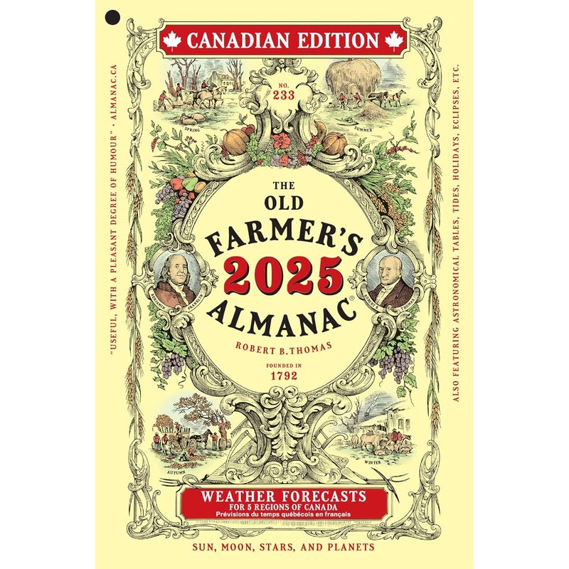 The Old Farmer's Almanac 2025 Canadian Edition