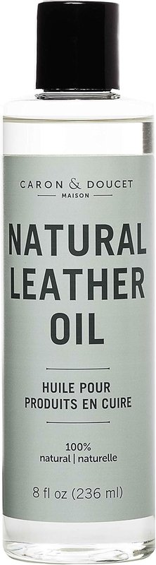 Caron & Doucet - Leather Cleaner & Conditioner Oil - 100% Natural & Best for Leather Couches, Sofas & Furniture, Car Seats, Boots & Jackets.