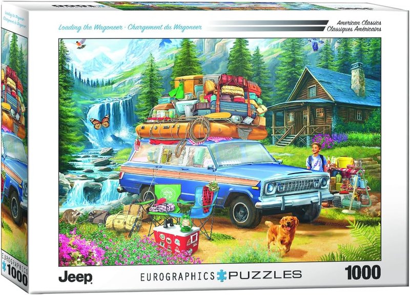 Loading The Jeep Wagoneer 1000 PC Puzzle