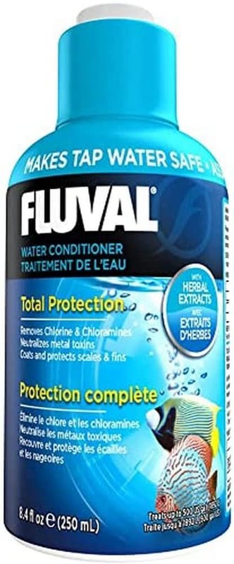 Fluval Aqua Plus Water Conditioner for Aquariums, 250 ml (8.4 oz) 250 ml (Pack of 1)