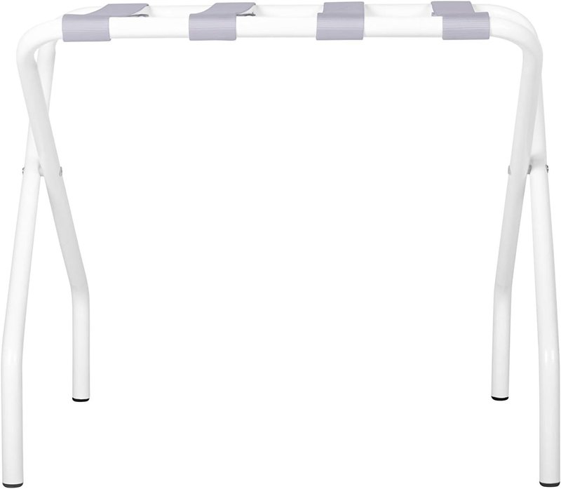 Innit Designs 13.02.15v Pamaleta Luggage Stand, Clear On White (Vinyl)