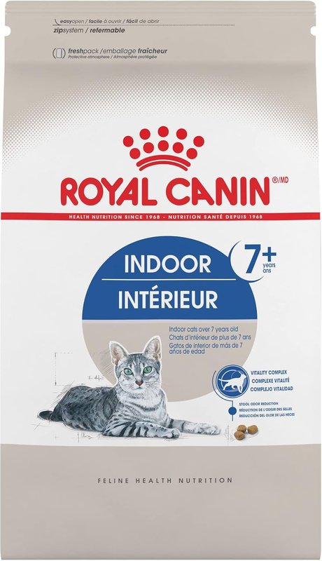 Royal Canin Indoor 7+ Adult Dry Cat Food, 5.5 lb bag 5.5-Pound