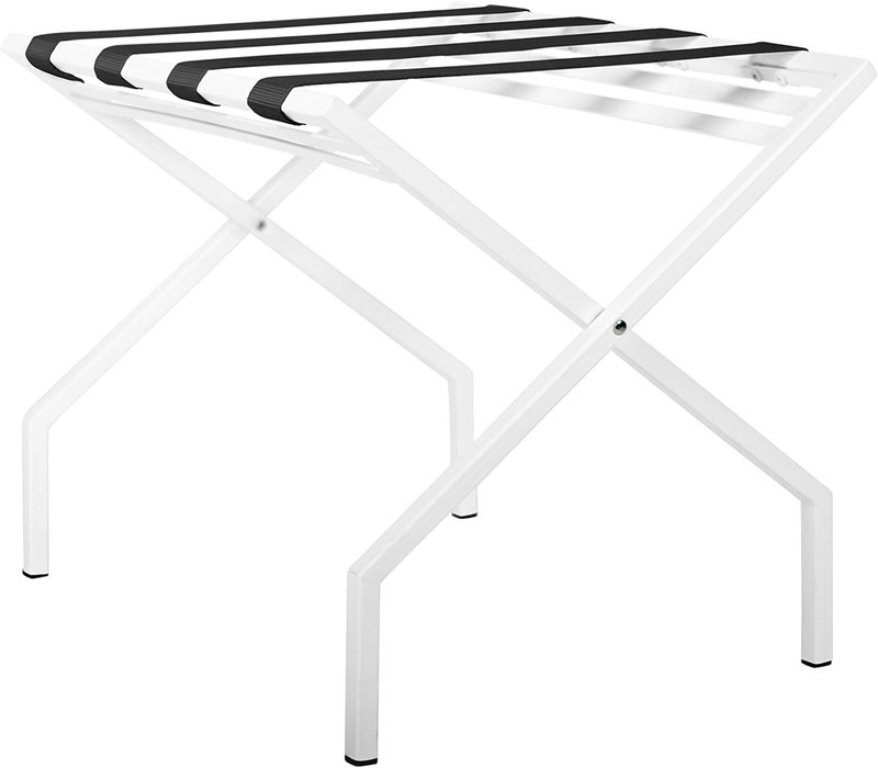 Innit Designs 11.02.01n Suba Nylon Strapped Luggage Stand, Black On White (Nylon)