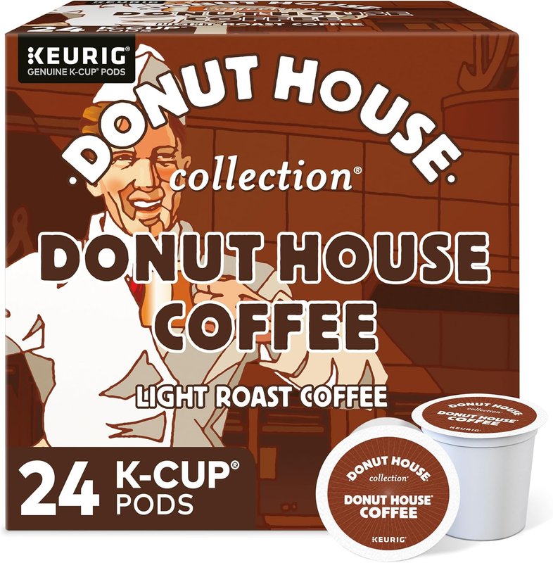 Donut Coffee Regular K-Cup Coffee Pods, 24 Count For Keurig Coffee Makers