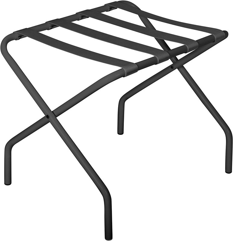 Innit Designs 13.01.01n Pamaleta Luggage Stand, Black On Black