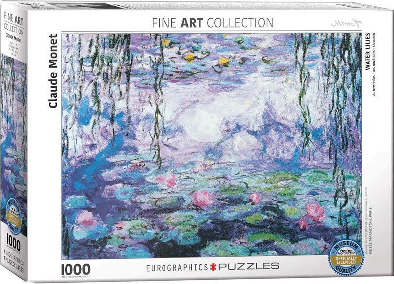 Eurographics Waterlilies by Claude Monet 1000-Piece Puzzle