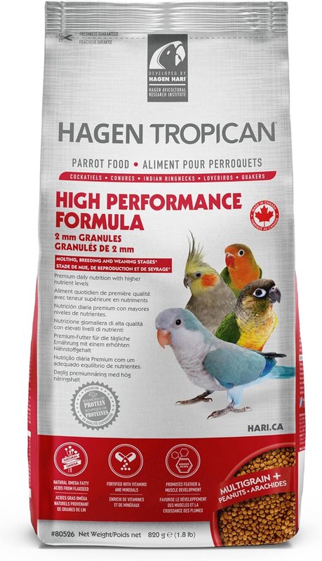 Tropican High Performance Weaning, Cockatiel, 1.8-Pound