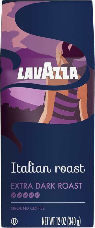 Lavazza Gran Selezione Ground Coffee Blend - 340g Bag - Non-GMO, Chocolatey Tasting Notes and Full-Bodied Aroma Gran Selezione 340 g (Pack of 1)