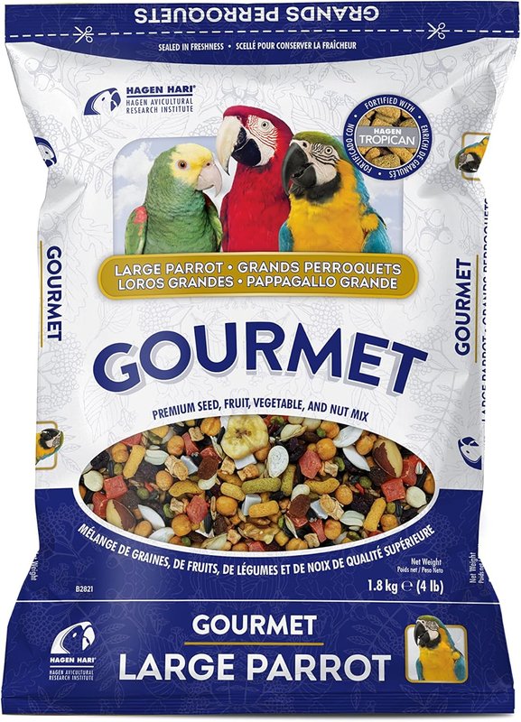 Hagen B2821 Gourmet Parrot Mix, 1.8 Kg, 4-Pound