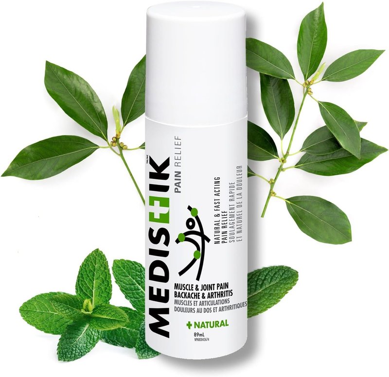 MEDISTIK ICE Roll-On - Natural & Fast Acting Pain Relief Gel for Muscle, Joint Pain, Backache & Arthritis Pain Management