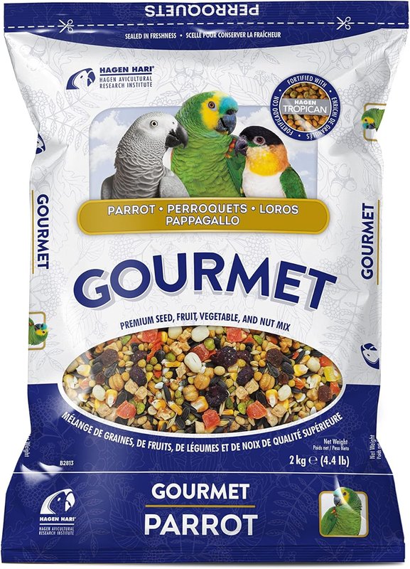 Hagen B2813 Gourmet Small Parrot Seed Mix, 2 Kg, 4.4-Pound 2 kg (Pack of 1)