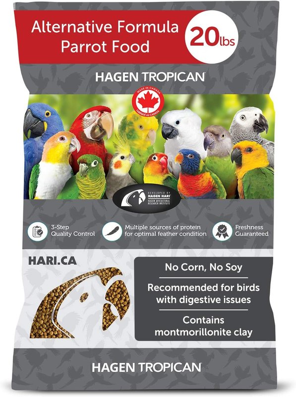 Tropican Alternative Formula for Parrots - 9.07 kg (20 lb)