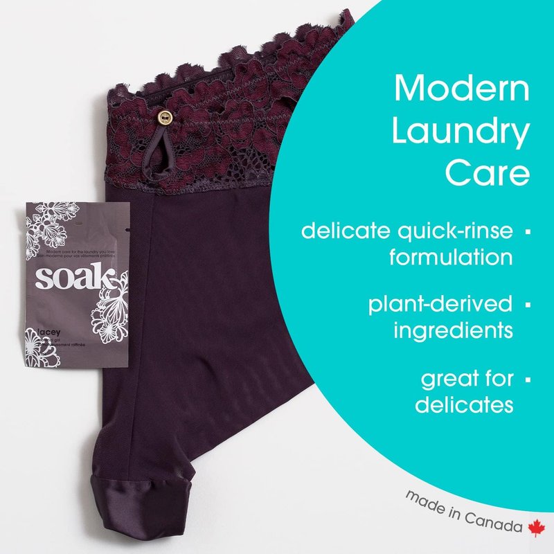 Soak – Minisoak Travel Pack, Assorted, Pack of 8 | No Rinse, Plant Derived Hand Wash Detergent | 5mL, Single Use Assorted 8 ml (Pack of 1)