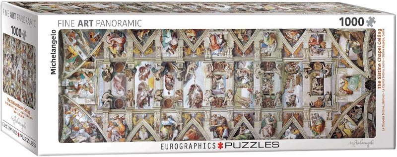 Eurographics 6010-0960 The Sistine Chapel Ceiling by Michelangelo Puzzle (1000 Piece)