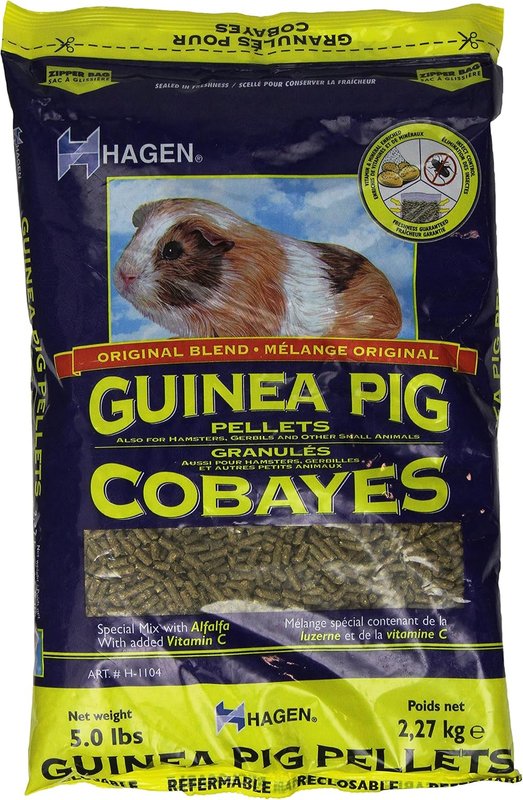 Hagen Guinea Pig Pellets Food, 5-Pound