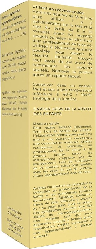 MajjeLo Delay Spray for Men - 15ml Desensitizing Pack, Last Longer, Prolong Intimacy, Performance Enhancer Mint