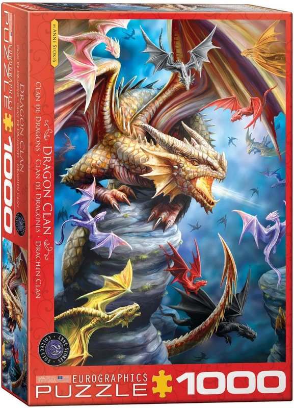 Eurographics 6000-5475 Dragon Clan by Anne Stokes 1000-Piece Puzzle