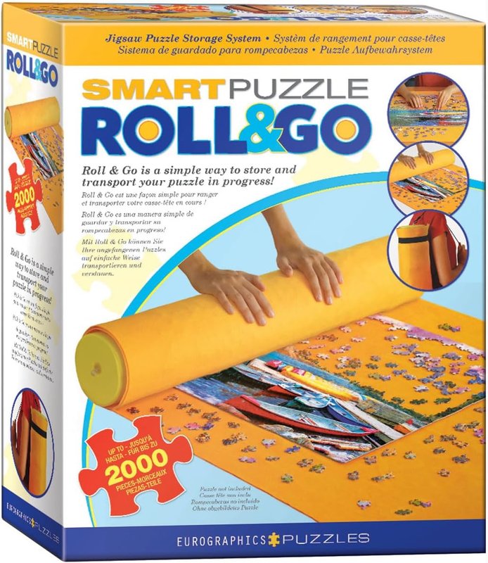 EuroGraphics Roll & Go Jigsaw Puzzle Mat (fits up to 2000 Pieces) (8955-0102) , Yellow