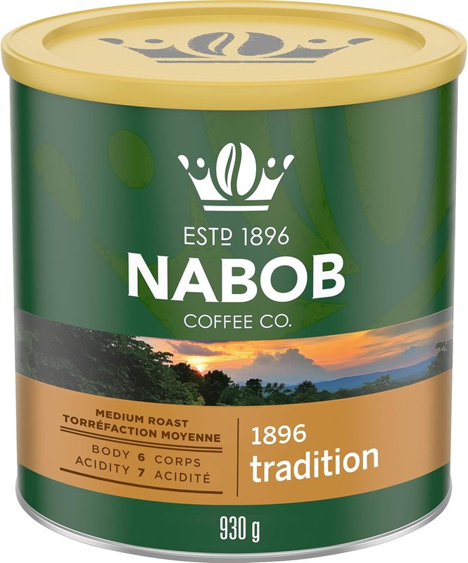 Nabob Traditional Fine Grind Ground Coffee, 930g 930 g (Pack of 1)