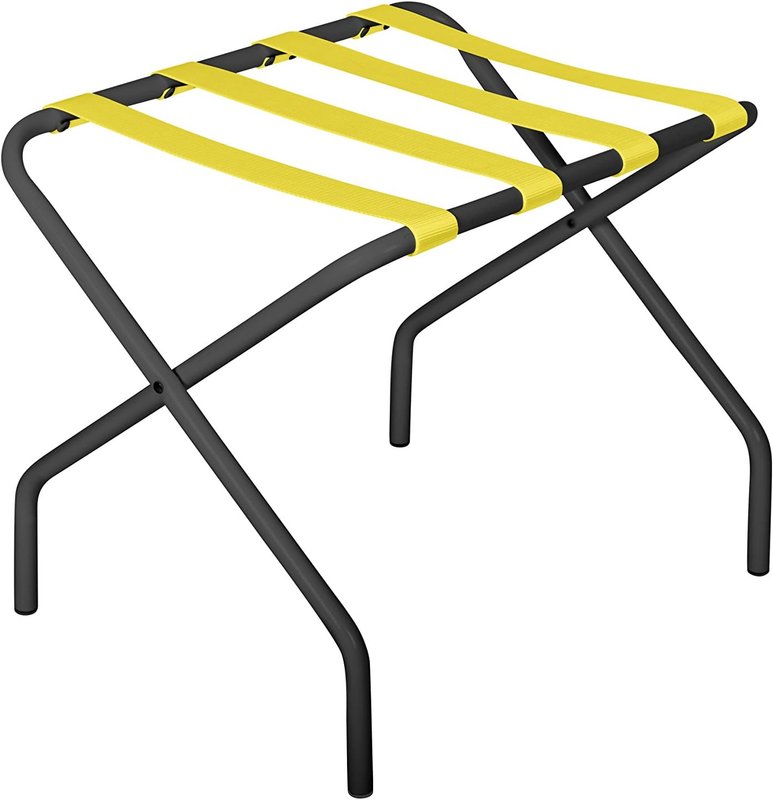 Innit Designs i13.01.03v 13 Pamaleta Luggage Stand, Yellow on Black