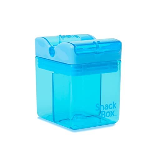 Snack in The Box by Precidio Design New Little Finger-Friendly Eco-Friendly Reusable Snack Container (Blue) 1001BL
