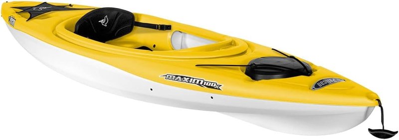 Pelican - Maxim 100X Recreational Kayak - Sit-in - Lightweight one Person Kayak - 10ft New version