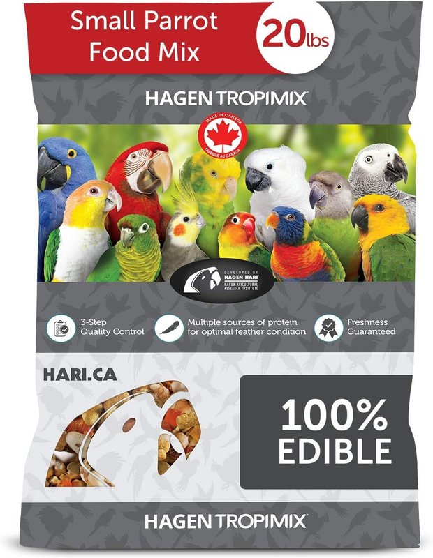 Tropimix Small Parrots Formula Handle Bag, 20-Pound