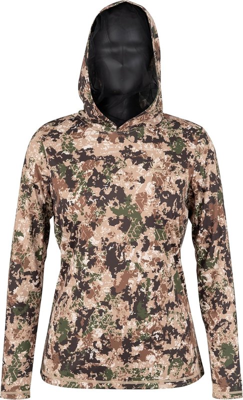 CONNEC Insects Protection Lt Breezecamo Hoodie for Women. Long Sleeve, Mosquito Net and Sun Protection. Hiking, Fishing, Hunting. OUTSIGHT X-small