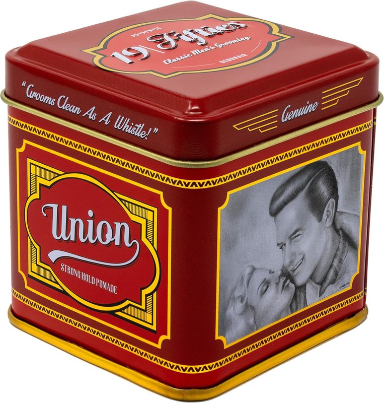 Strong Hold Pomade For Men - 4oz Beautifully Crafted Tin | All Day Firm Hold, Easily Washes Out With Water, Low Shine & Amazing Scent - Ideal For Gripping And Defining Pompadours, Side-Part Comb-Overs, & Slick-Back Looks - Made In Canada