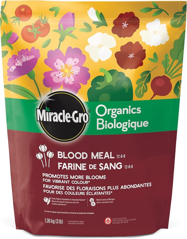 Miracle-Gro Organics Blood Meal 12-0-0, 1.36 kg