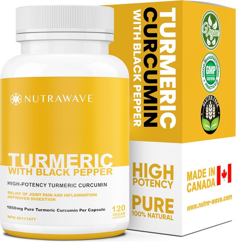 HIGH POTENCY TURMERIC CURCUMIN + BLACK PEPPER EXTRACT – Powerful 3700mg per Serving (2 capsules), Source of Anti-Inflammatory and Antioxidants. Joint Pain Relief, Improved Liver Function. Non-GMO, Vegan, Gluten Free. Zero Additives, Easy to Swallow Capsules.