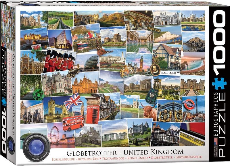 Eurographics 6000-5464 United Kingdom Globetrotter 1000-Piece Puzzle