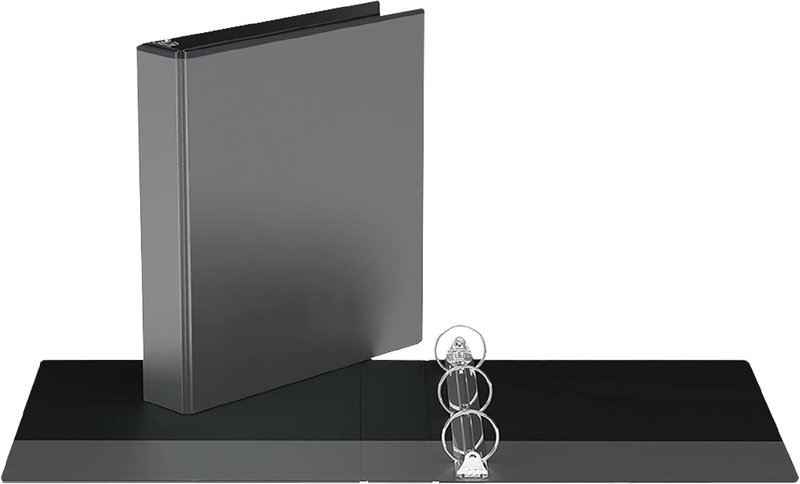 Easyview Premium, 5/8" Round Ring, View Binder - Black