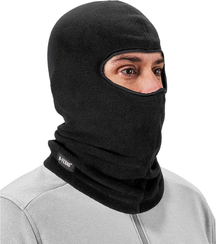 Ergodyne N-Ferno 6821 Thermal Fleece Balaclava, Black