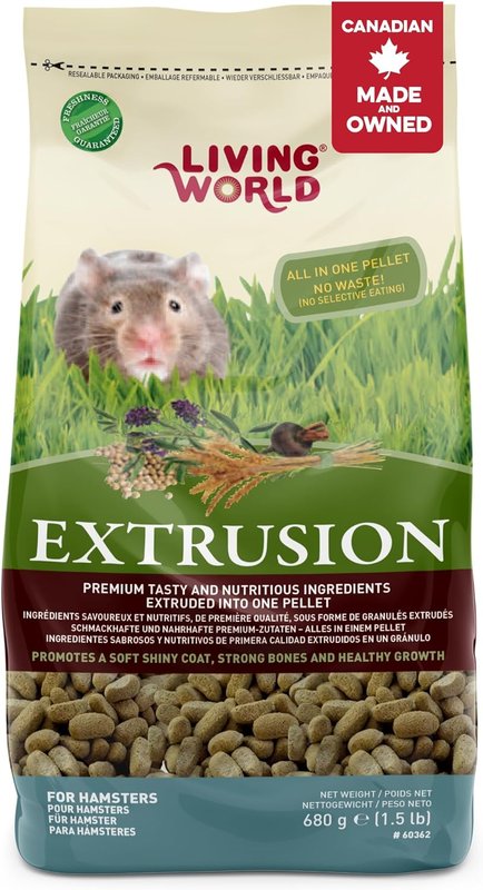 Living World Canadian Extrusion Guinea Pig Food - 600g