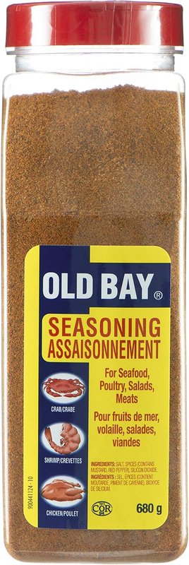 Old Bay, Seasoning for Seafood Poultry Salads Meats, Original Blend, 680g Herb