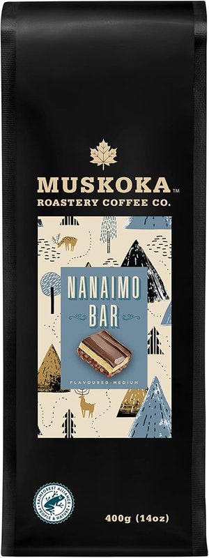 Muskoka Roastery Coffee, Nanaimo Bar, Medium Roast, Ground Coffee, 400g