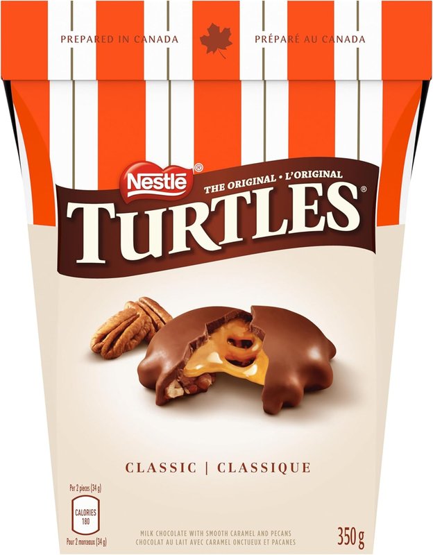 TURTLES Classic Recipe Holiday Gift Chocolates, 350 g Original Box 350g Classic 350 g (Pack of 1)