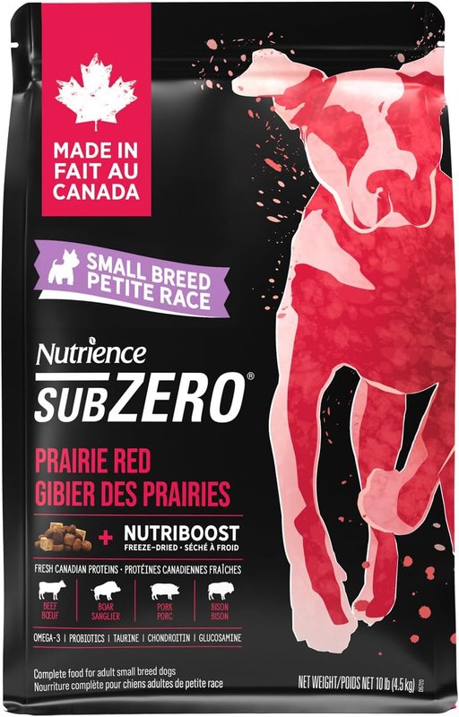 Nutrience Subzero Canadian Prairie Red Formula for Small Breed - 4.5kg (10 lbs) Prairie Red - Small Breed 4.5 kg (Pack of 1)