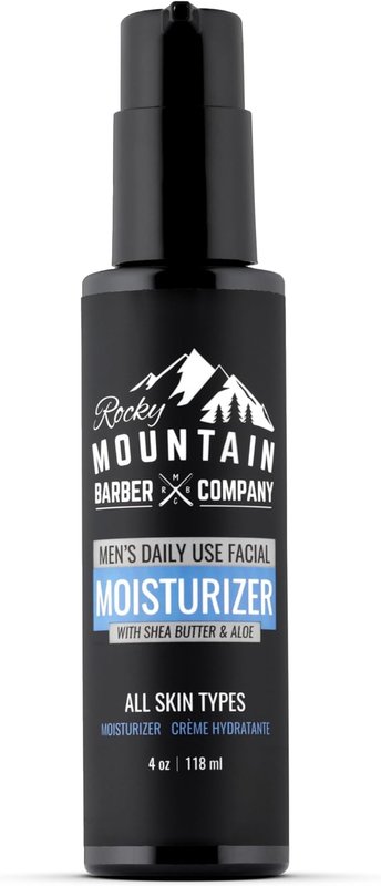Men's Face Moisturizer - Made in Canada - With Shea Butter, Jojoba Oil, Argan Oil & Vegetable-Derived Glycerin - Fragrance-Free Formula For All Skin Types