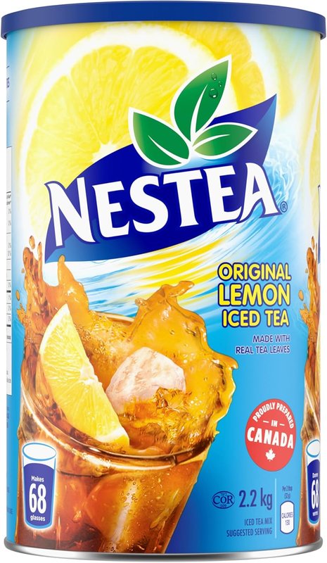 NESTEA Original Lemon Iced Tea Canister, 2.2 Kg (packaging might vary) Original Iced Tea, 2.2g Canister