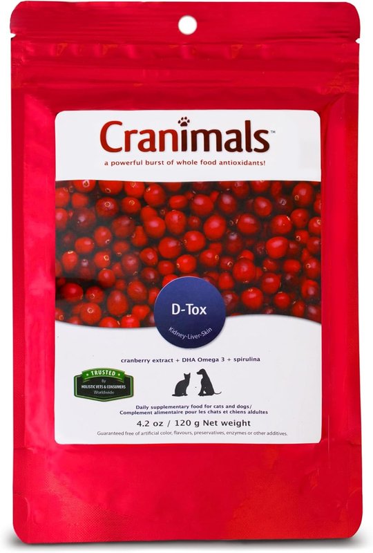 Cranimals Spirulina for Dogs and Cats- multimineral, multivitamin, DHA Omega 3 All in One Pet Supplement