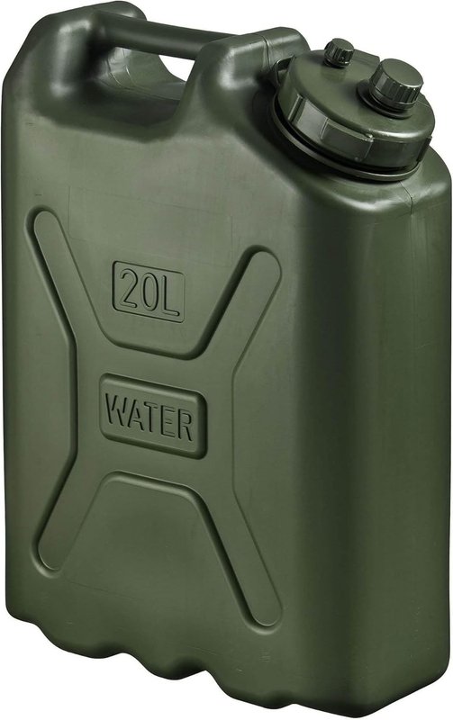 Scepter 05177 Military Water Container - 5 Gallon (20 Litre), AM Green Bottle