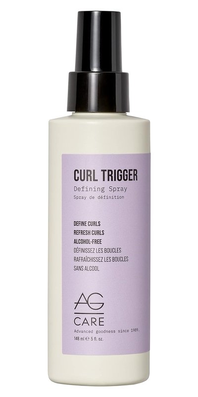 AG Care Curl Trigger Curl Spray with Keratin and Rice Amino Acids -- All-Day Hold Curly Hair Spray for Defined, Soft Curls, 5 Fl Oz Bottle