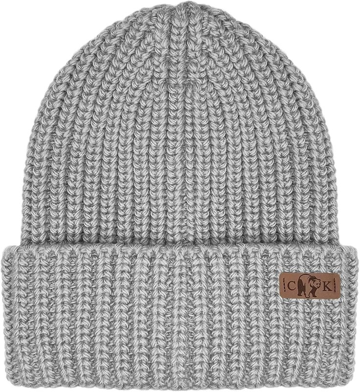 Canada Knitwear Winter Beanie Hats for Women Men Classic Cuff Beanies Women’s Knit Hat Skull Cap Toque Canadian Casquettes Gray