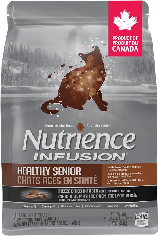 Nutrience Infusion Healthy Senior Cat Food - Canadian Chicken - 2.27 kg (5 lb) Bag