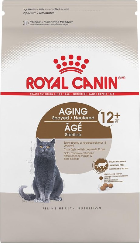 Royal Canin Appetite Control Spayed/Neutered 12+ Dry Adult Cat Food, 7 lb Bag 3.1 Count (Pack of 1) 12+ Adult Dry