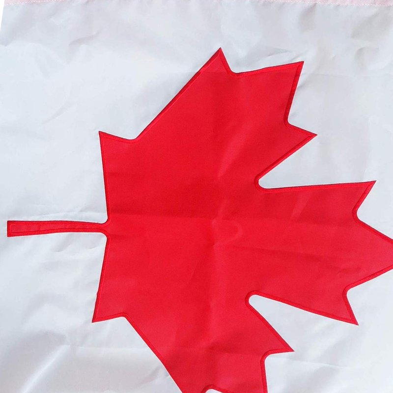 Canadian House Flag Regular Size 28 x 44 Inches, Nylon 210D Embroidered Maple leaf Outdoor Home & Garden&House Decoration Farmhouse Summer Yard Outdoor Patriotic Decor