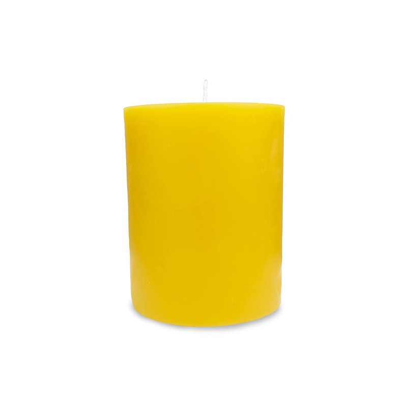 9 cm Beeswax Pillar Candle by Paper Garden
